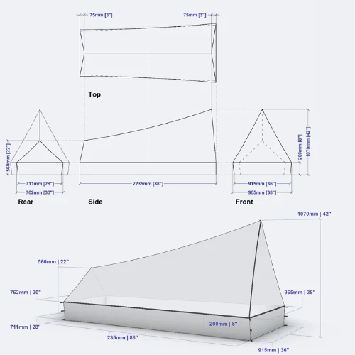 1P Bug Shelter by YAMA Mountain Gear - Image 12