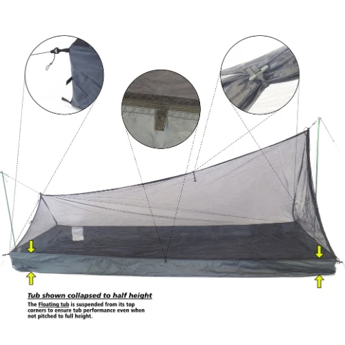 1P Bug Shelter by YAMA Mountain Gear - Image 5