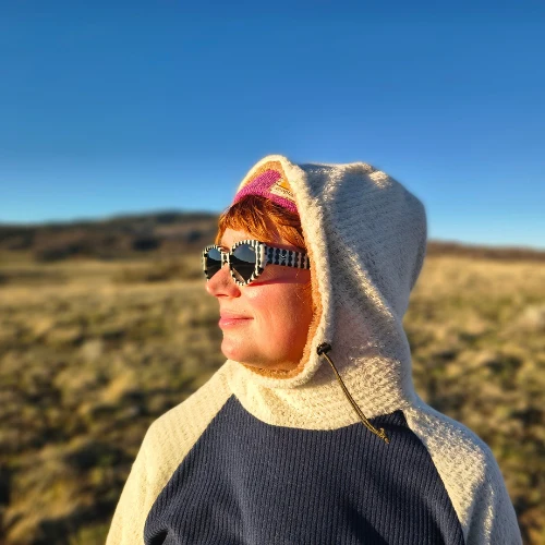 Alpha & Grid Combo Fleece Hoodie by Tumble On Outfitters - Image 10