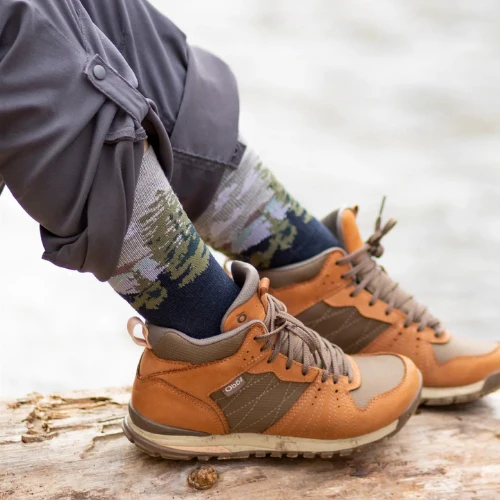 Cascade Locks American Trail 3/4 Crew Socks by Farm to Feet - Image 5
