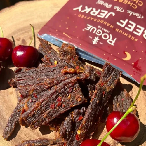 Cherry Chipotle Beef Jerky by Rogue Jerky Co. - Image 2