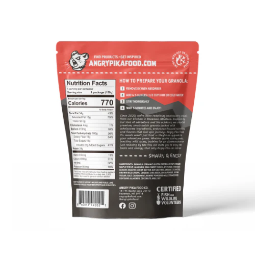 Chocolate Strawberry Granola by Angry Pika Food Co. - Image 3