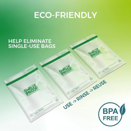 Clear Flat Reusable Bags by Smelly Proof - Image 5