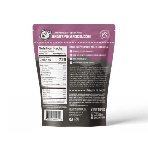 Cranberry White Chocolate Granola by Angry Pika Food Co. - Image 7