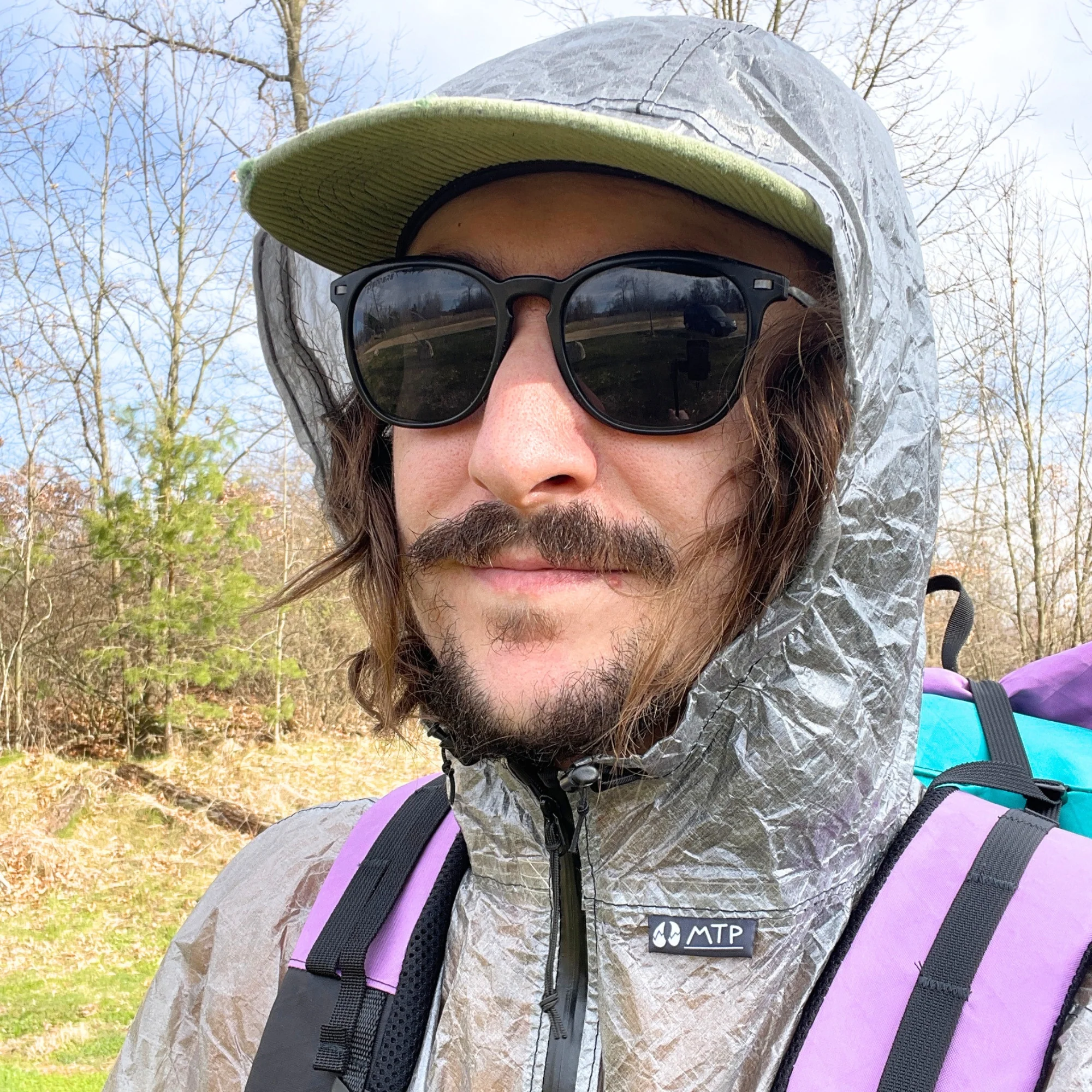 Dyneema Hooded Half-Poncho by MooseTrack Packs - Image 9