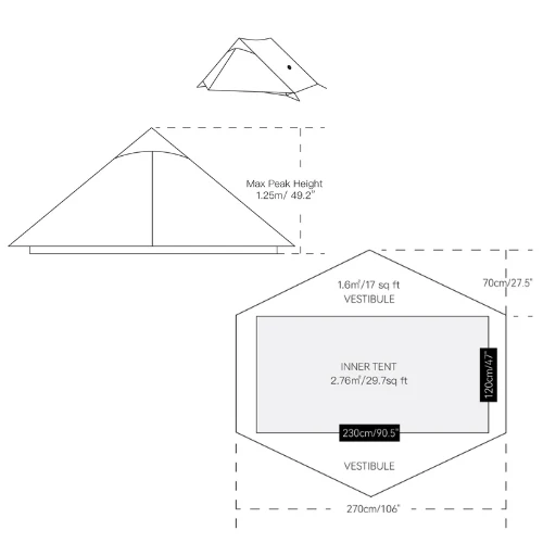 Lanshan 2 Pro Tent by 3FULGEAR - Image 17