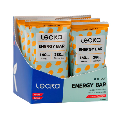 Mango Coconut Energy Bars by Lecka