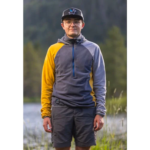 Men's Half Zip Fleece Pullover by SkyGOAT - Image 3