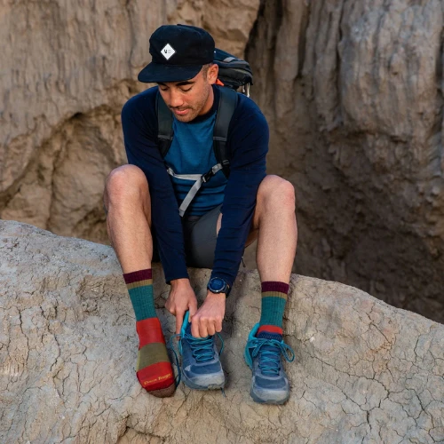 Men's Heady Stripe Micro Crew Lightweight Hiking Sock by Darn Tough - Image 6