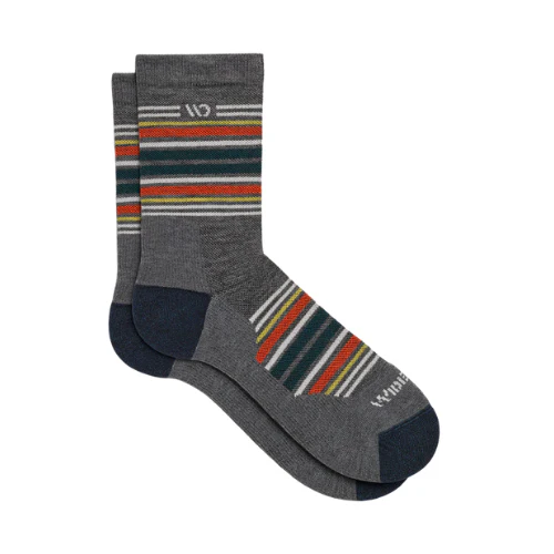 Men's Multi Stripe Cushioned Micro Crew Socks by WIDE OPEN Socks - Image 4