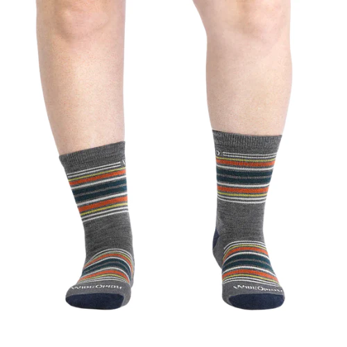 Men's Multi Stripe Cushioned Micro Crew Socks by WIDE OPEN Socks - Image 6