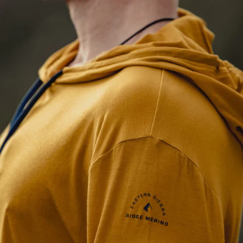 Men's Solstice Lightweight Wool Hoodie by Ridge Merino - Image 4
