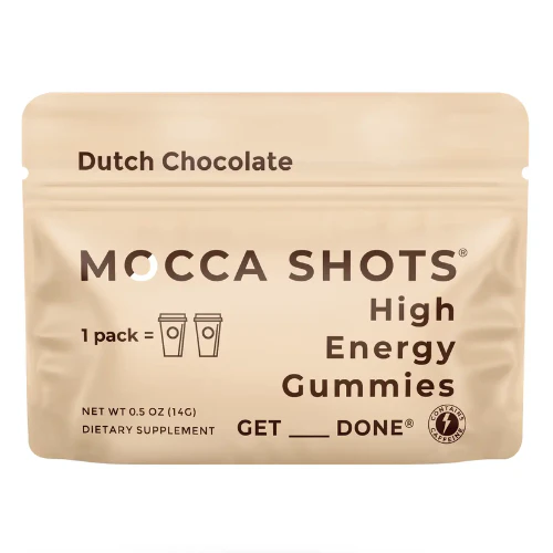Mocca Shots: High Energy Gummies with Caffeine by Seattle Gummy Company - Image 2
