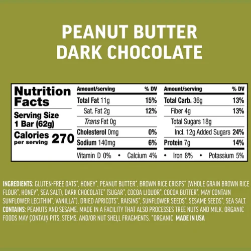 Peanut Butter Dark Chocolate Bars by Kate's Real Food - Image 7