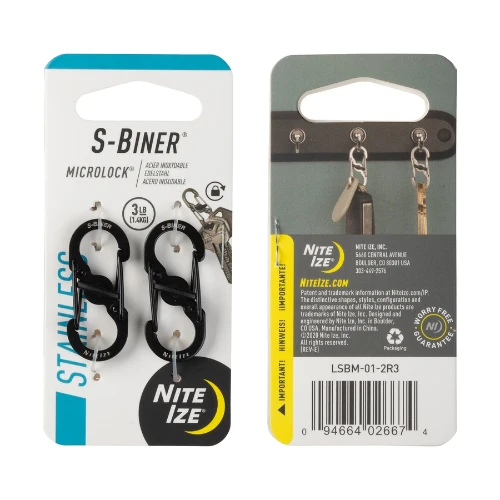 S-Biner MicroLock 2 pack by Nite Ize - Image 2
