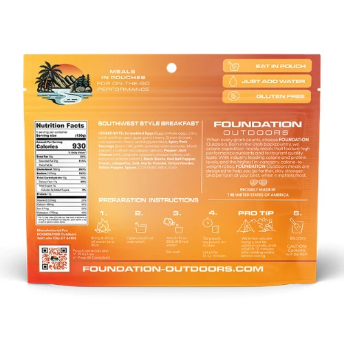 Southwest Style Breakfast Meal by Foundation Outdoors - Image 4