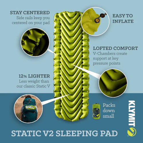 Static V2 Sleeping Pad by Klymit - Image 9