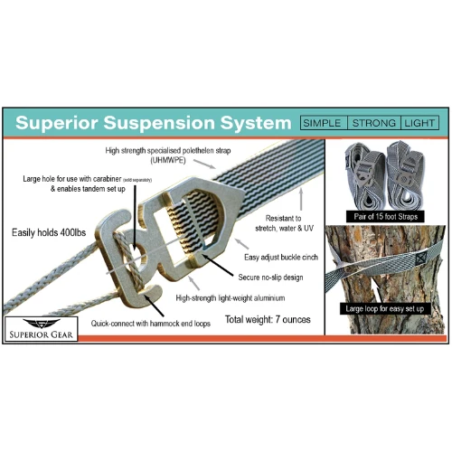 Superior Hammock Suspension System by Superior Gear - Image 6