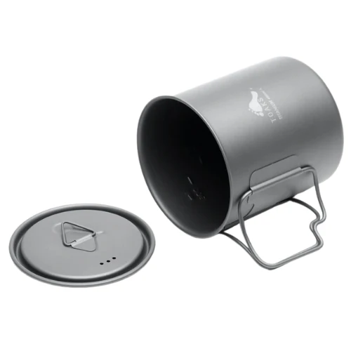 Titanium 450ml Cup w/Lid (Ultralight Version) by TOAKS - Image 4
