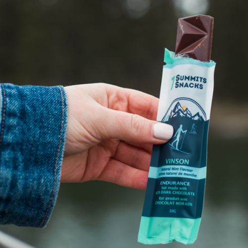 Vinson Dark Chocolate Endurance Bar with Mint by 7 Summits Snacks - Image 7