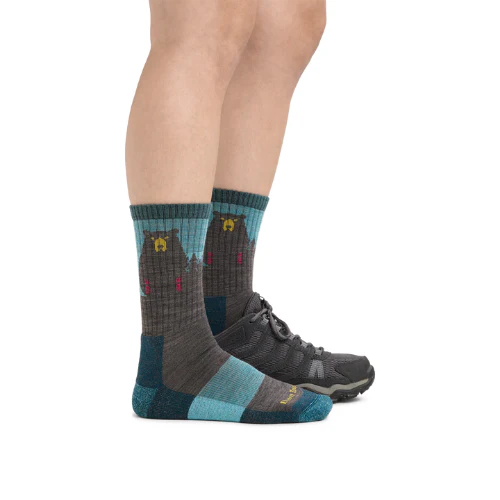 Women's Bear Town Micro Crew Lightweight Hiking Sock by Darn Tough - Image 4
