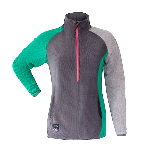 Women's Half Zip Fleece Ultralight Pullover by SkyGOAT - Image 2