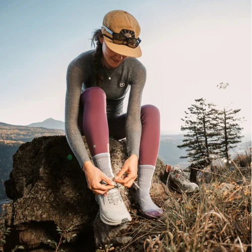 Women's Hiker Micro Crew Midweight Hiking Sock by Darn Tough - Image 13