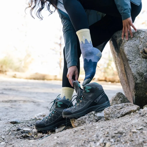 Women's Treeline Micro Crew Midweight Hiking Sock by Darn Tough - Image 11