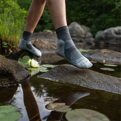 Women's Light Hiker Quarter Lightweight Hiking Sock by Darn Tough - Image 8