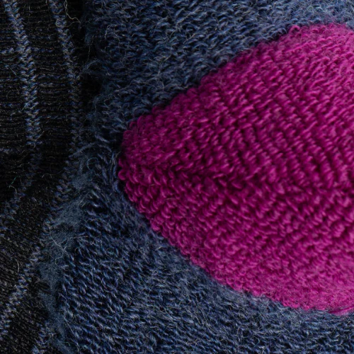 Women's Multi Stripe Cushioned Micro Crew Socks by WIDE OPEN Socks - Image 9