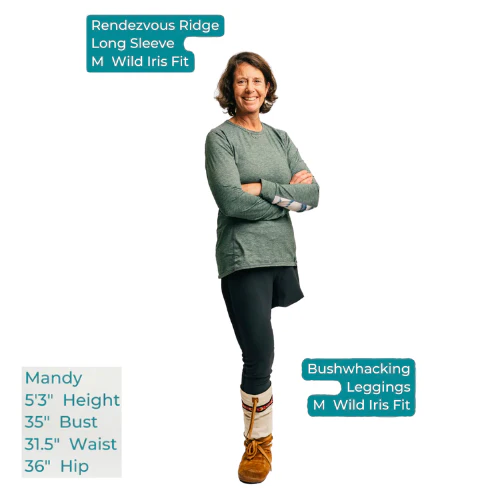 Women's Rendezvous Ridge Long Sleeve by Alpine Fit - Image 13