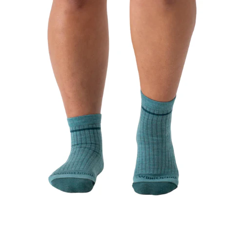 Women's Stripe Cushioned Quarter Crew Socks by WIDE OPEN Socks - Image 9