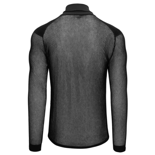 Wool Thermo Zip Polo Baselayer with Inlay by Brynje - Image 3