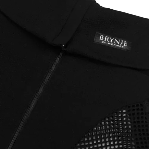 Wool Thermo Zip Polo Baselayer with Inlay by Brynje - Image 6